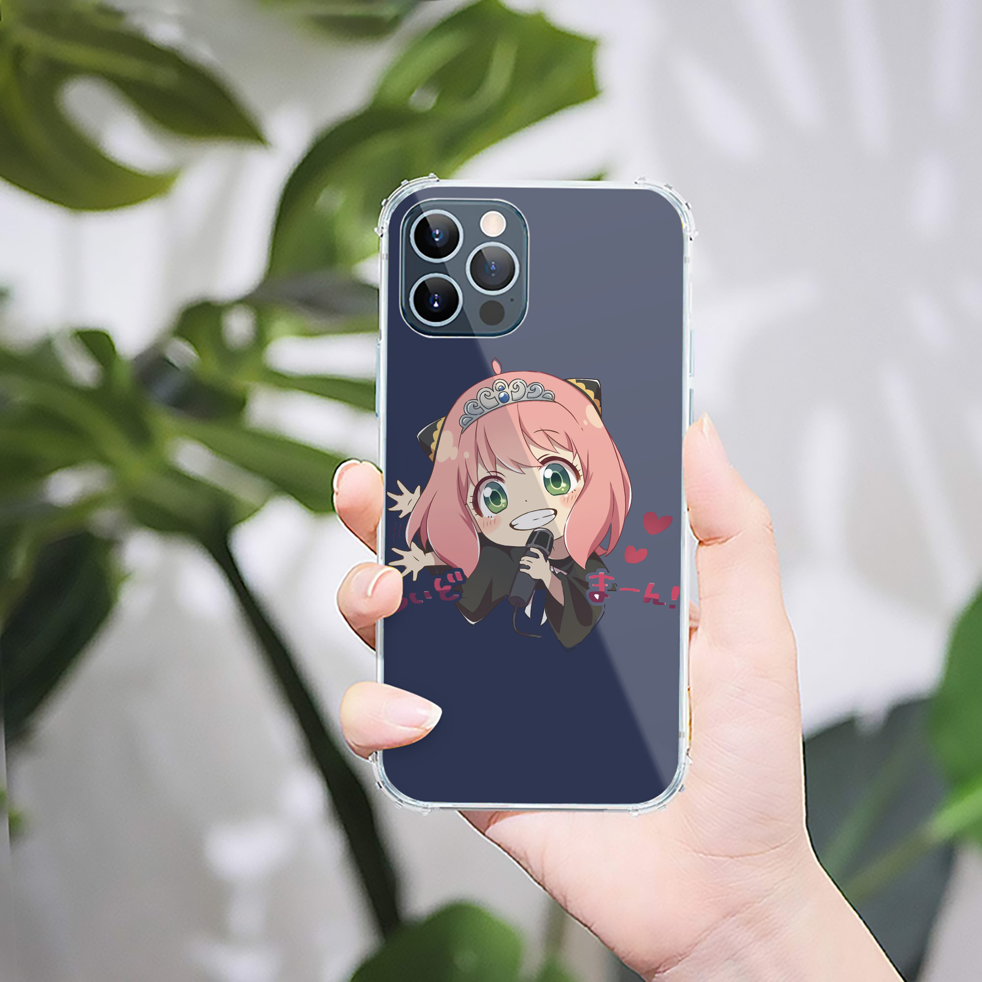 （画像用） SPY×FAMILY间谍家家酒 【iPhone 12シリーズ対応】透明スマホケース（クリアソフトケース）